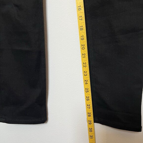 Reformation Women's Jeans Size 29 Ultra High & Skinny Black Organic Cotton Zip - Picture 8 of 10